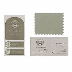 Комплект для клеєння скла Tiger (calфетка суха, мокра, мікрофібра, deduster)