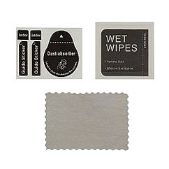 Комплект для клеєння скла (волога серветка, мікрофібра та deduster)