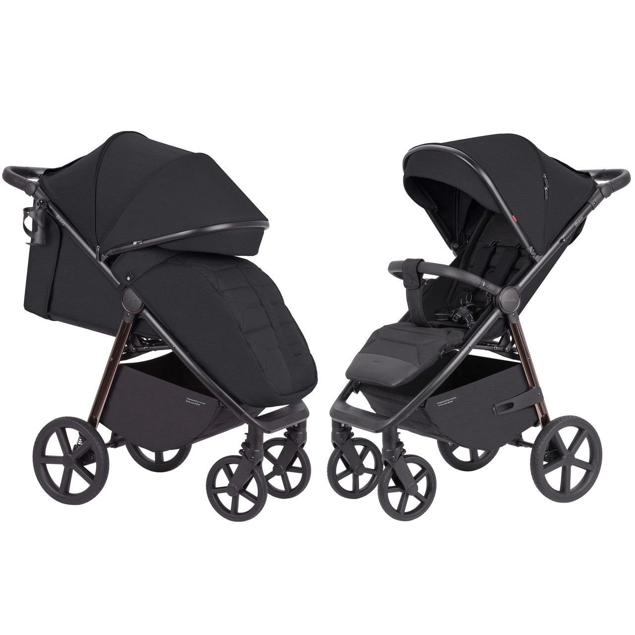 Прогулянкова коляска CARRELLO Bravo CRL-5515 Jet Black 2024 NF /1/
