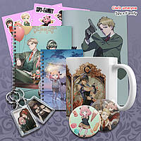 Подарунковий бокс Аніме Spy x Family 15 предметів (Випадкові зображення)