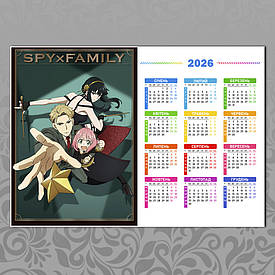 Плакати-календарі Spy x Family