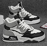 Кеди високі чоловічі на флісі, 44 р!, фото 4