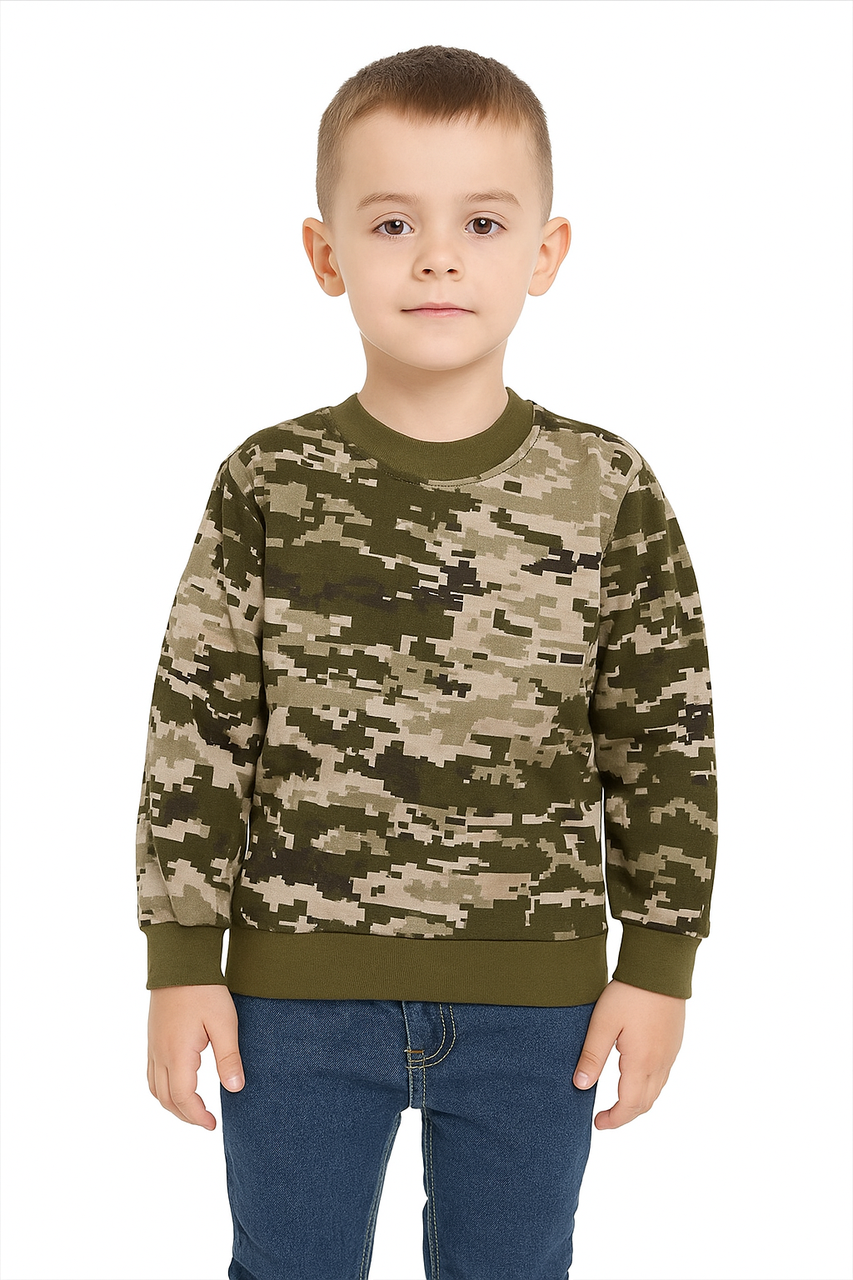 Дитяча кофта піксель з начосом з 24 по 30 розмір