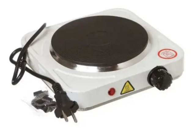 Електрична дискова плита JX-1010A Одноконфоркова електроплита Плитка електрична настільна, фото 1