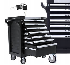 Металевий візок шафа для інструментів із 7 ящиками Tagred TA213 на колесах