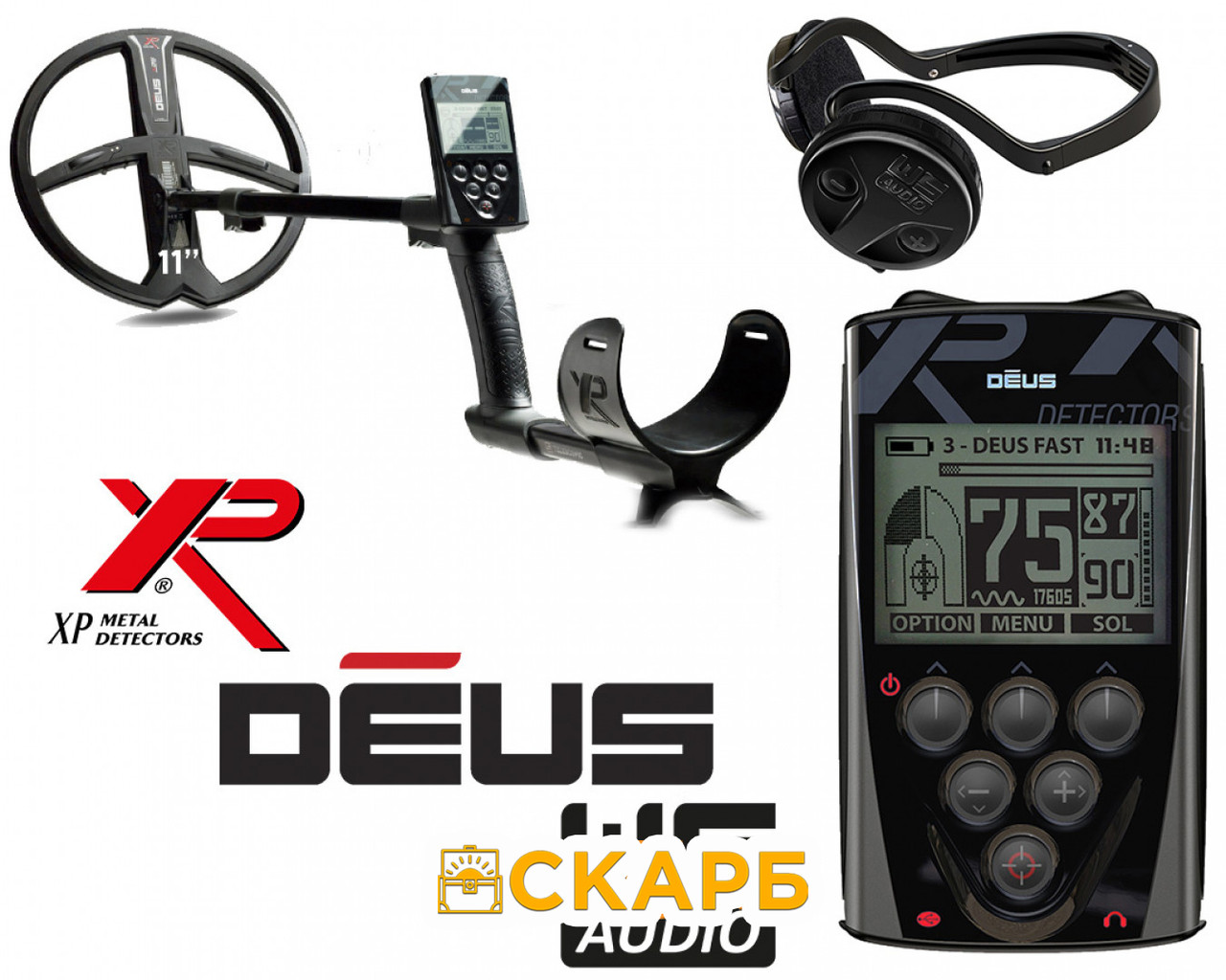 Металошукач XP DEUS 28 RC X35 WSA - Офіційна гарантія! Безкоштовна доставка