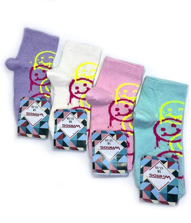 Шкарпетки дитячі яскраві 18 р. (12 пар!) (Демісезонні) Варос, фото 1