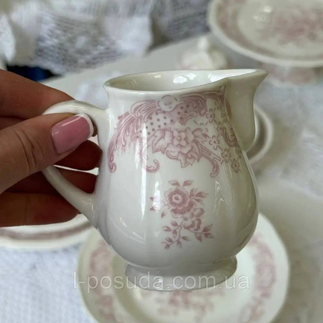 Молочник Grevelingen рожевий керамічний 250 мл, фото 1