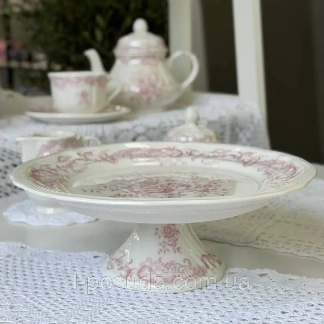 Рожева форма для кексів “Grevelingen” 26 см на ніжці, фото 1