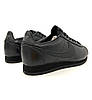 Чоловічі кросівки Nike Cortez Black Leather Кеди Найк Кортез низькі чорні шкіра демісезон, фото 9