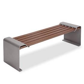 Лавка паркова Kompred Фагот 1600 мм натуральне дерево