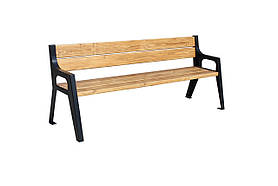 Лавка паркова Kompred Ліберті 1600 мм натуральне дерево