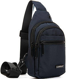 Сумка bobi  через плече Lanpad чоловіча синя