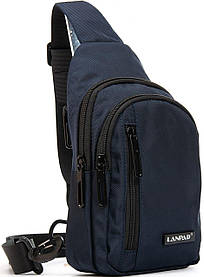 Чоловіча Сумка bobi  через плече Lanpad синя