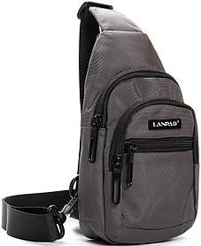 Сумка bobi  чоловіча через плече Lanpad сіра