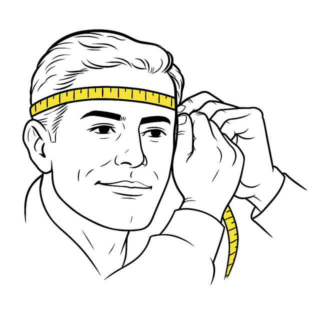 Перед замовленням правильно вкажіть свій розмір голови, заміри в сантиметрах, скільки сантиметрів, такий розмір.