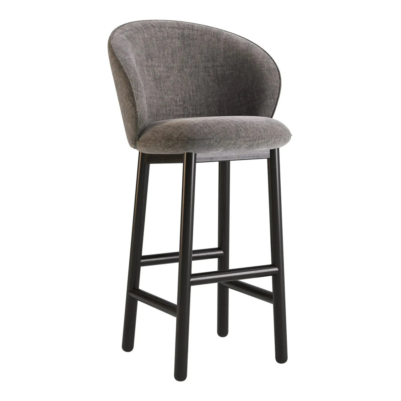 Стілець барний Stitch чорний / Vouge 16 TM Lovko