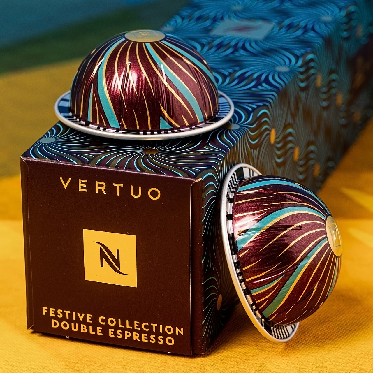 Кава в капсулах Vertuo Festive Collection Double Espresso, Швейцарія (10 шт.) 80ml, фото 1
