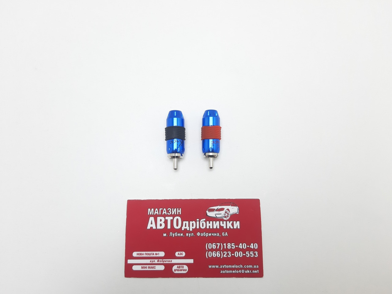 Роз'єм RCA (ТАТО) Kicx RCA-4BL (пара) Voice