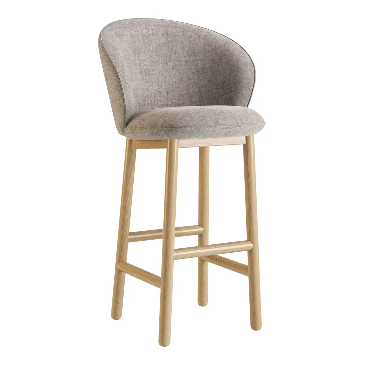 Стілець барний Stitch натуральний ясен / Vouge 14 TM Lovko