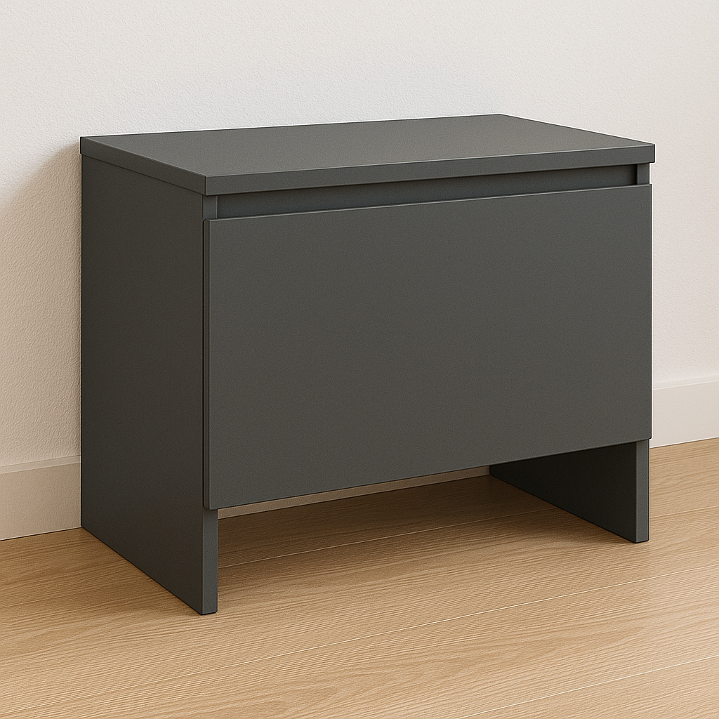 Компактна тумба для взуття з відкидною дверкою 55 см × 37 см × 50 см поличка всередині, фото 1