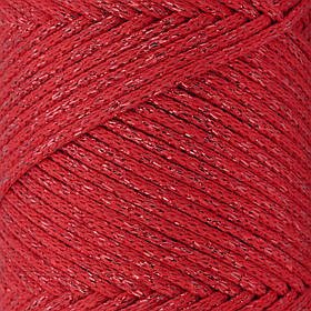 Шнур Cotton Shine, колір Червоний