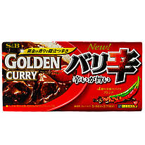 Соус каррі в кубиках гострий S&B 198 г