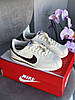 Жіночі кросівки Nike Cortez Beige Brown cacao Найк Кортез бежеві какао шкіряні демісезон унісекс модель, фото 7