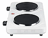Електрична дискова плита JX-2020A, Двоконфорочна електроплита, Плитка електрична настільна, Плитка електрична настільна, фото 6