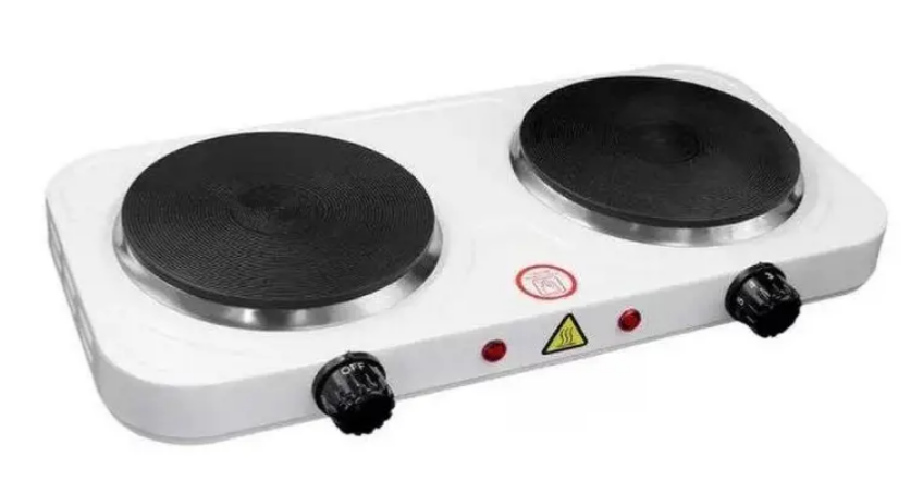 Електрична дискова плита JX-2020A, Двоконфорочна електроплита, Плитка електрична настільна, Плитка електрична настільна, фото 1