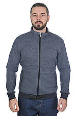 Кофта чоловіча Le Gutti 25-4236-01 43 темно-сіра, фото 2