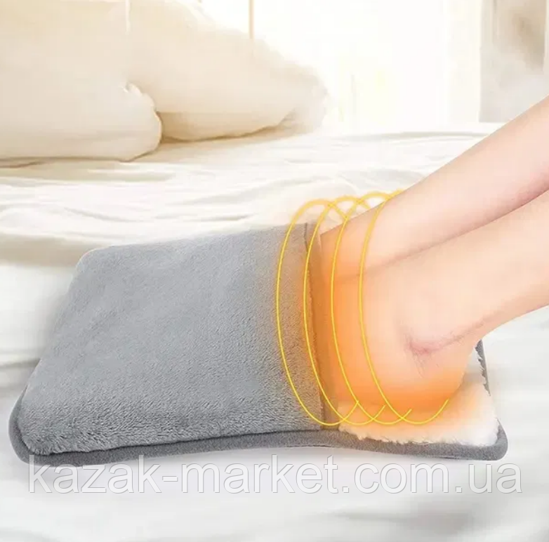 Електрокилимок для ніг Електрична грілка для ніг із підігрівом Грілка з підігрівом від usb Lesko 29875, фото 1