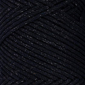 Шнур Cotton Shine, колір Чорний