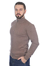 Кофта чоловіча Le Gutti 25-862-11 коричнева, фото 3