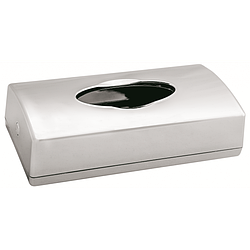 Тримач для серветок для обличчя сірий пластиковий