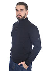 Кофта чоловіча Le Gutti 25-870-06 чорна, фото 3