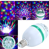 Проекторна лампа лазер RGB повортний патрон LED MINI PARTY