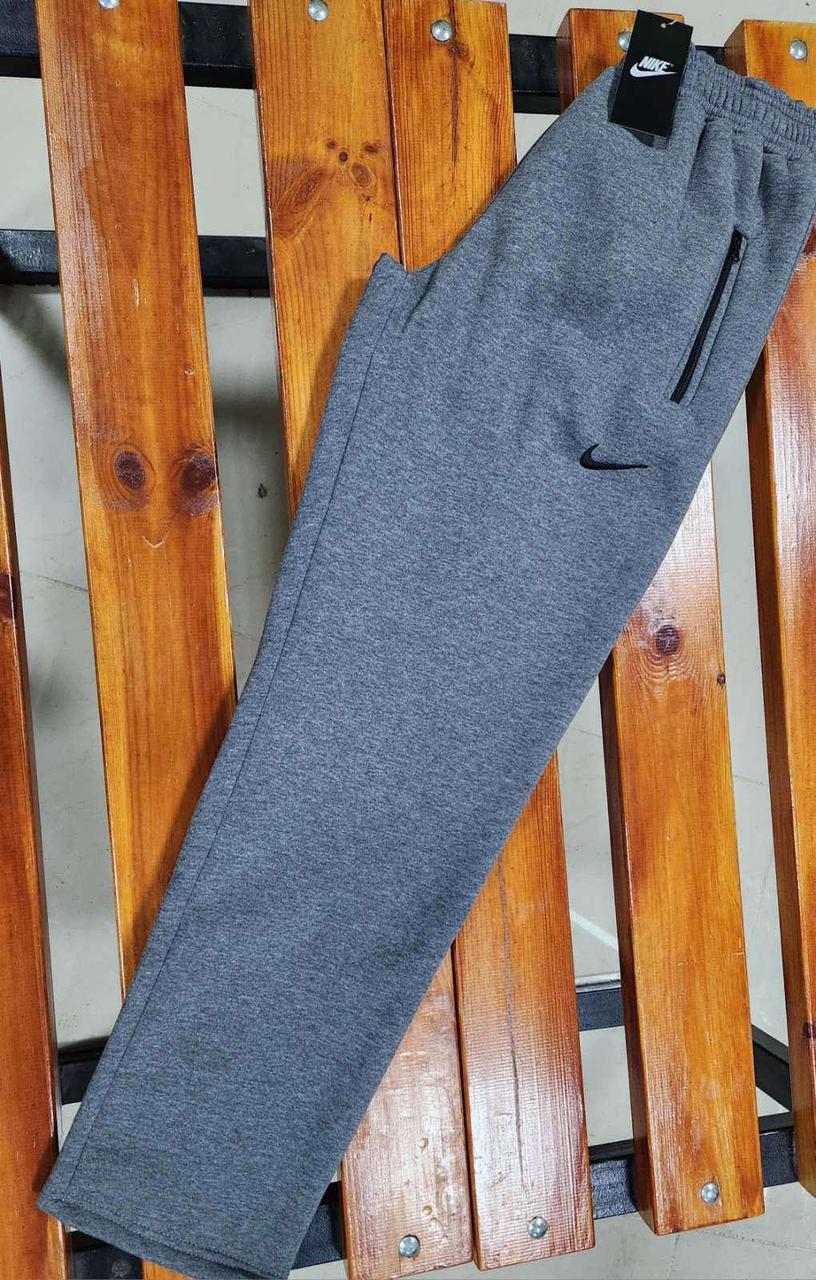 Чоловічі теплі спортивні штани прямі., фото 1