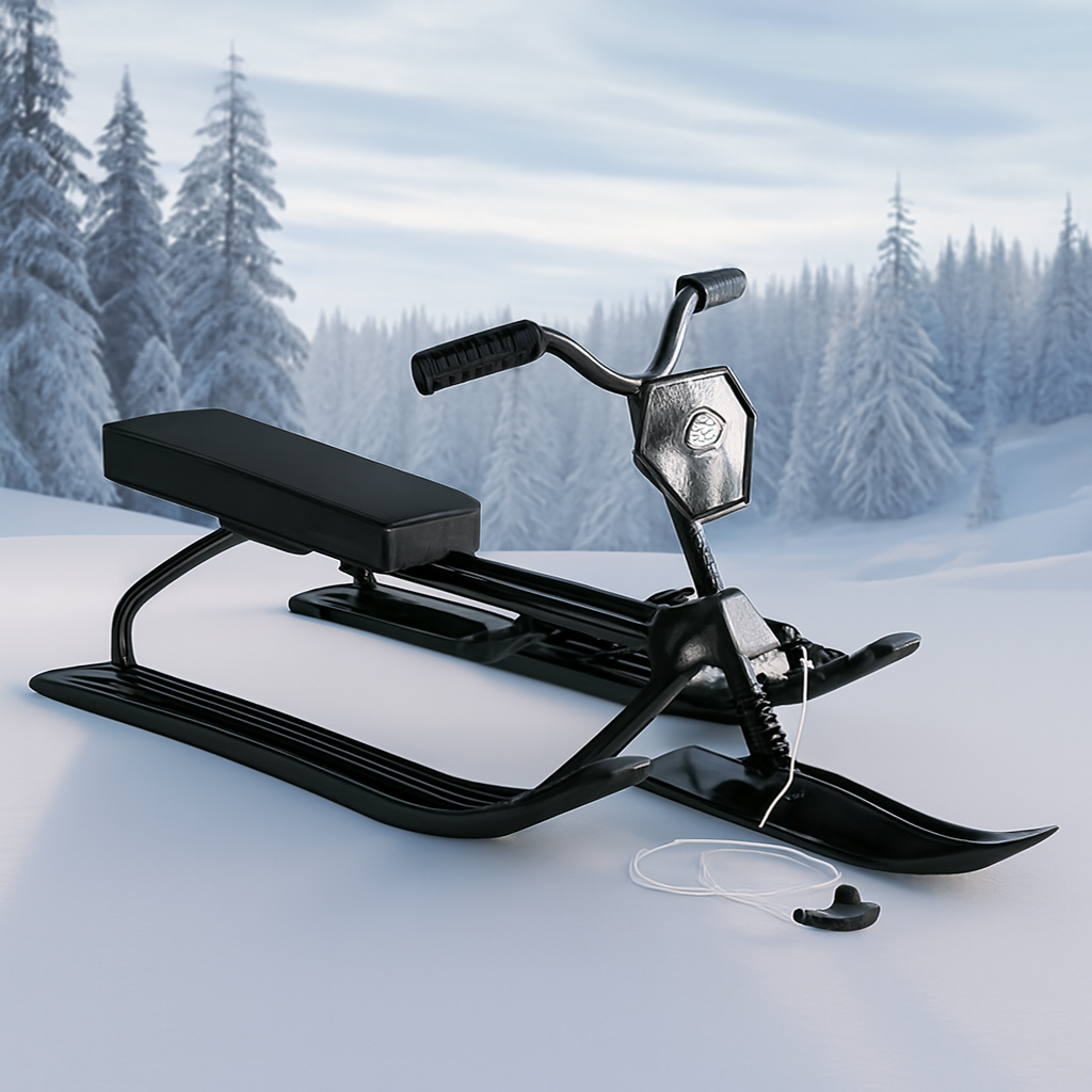 Снігокат дитячий Skyper S-91255 сталева рама, ергономічне кермо, фото 1