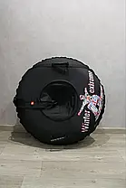 Тюбінг зимовий SnowRide,100 см з камерою, ПВХ дном і буксирувальним ременем