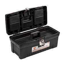 Ящик для інструментів з металевими замками INTERTOOL (BX-1016) 16"/396×216×164 мм, фото 2