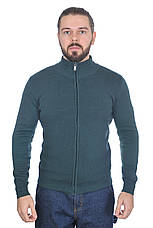 Кофта чоловіча Le Gutti 25-870-49 темно-зелена, фото 2