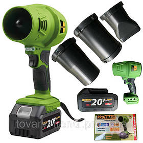 Акумуляторний турбовентилятор Procraft PB18 (20В 3Аг і Зп)