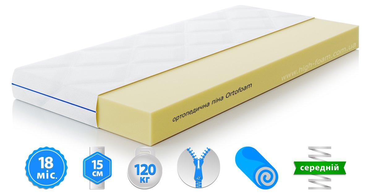 Матрац Highfoam Largo Slim 160x200 см (Ларго Слім) скрутка