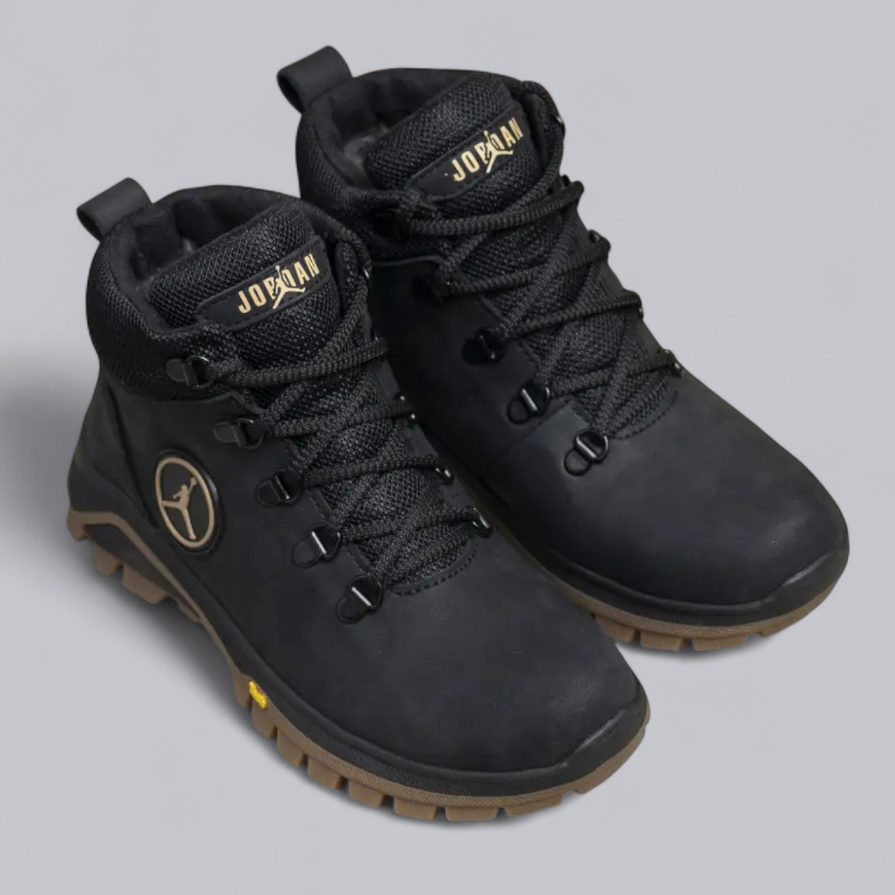 Підліткові зимові шкіряні черевики, кросівки чорні з натуральної шкіри на хутрі на зиму для хлопчика підлітка, розмір 36-39, фото 1