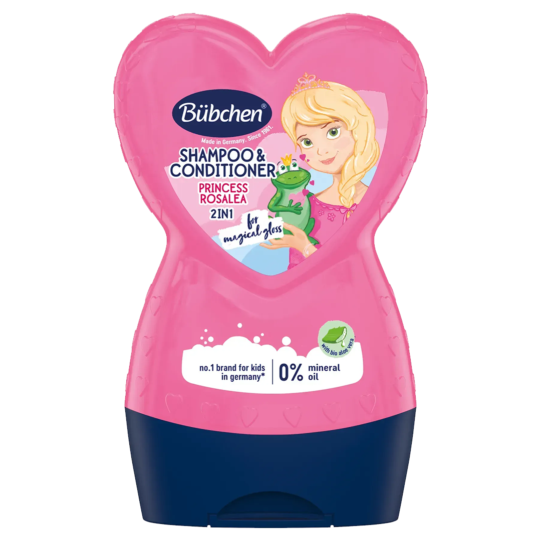Шампунь і ополіскувач "Принцеса Розалея" Бюбхен, 230мл, фото 1