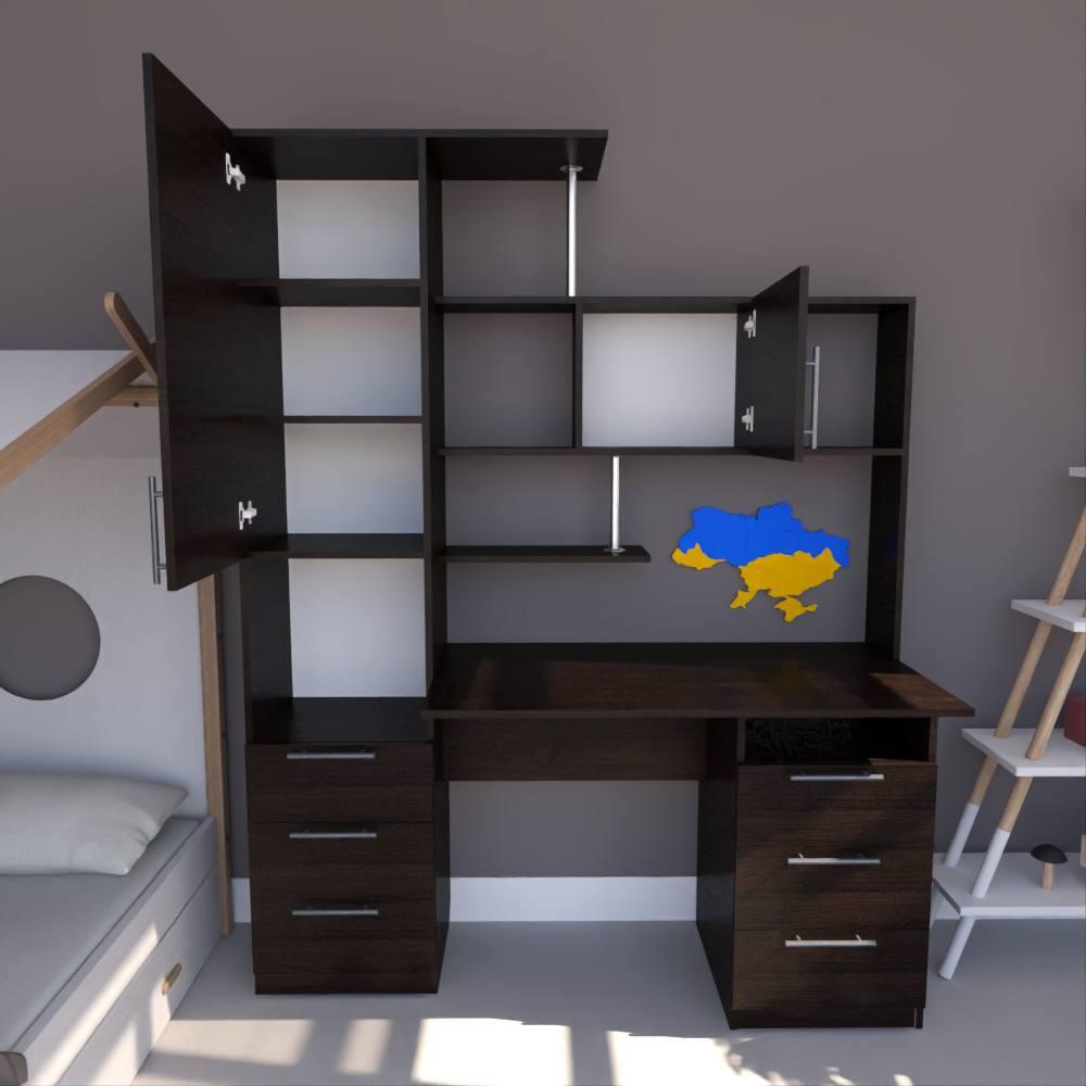 Комп'ютерний стіл «Оскар» 3D прямий, фото 1