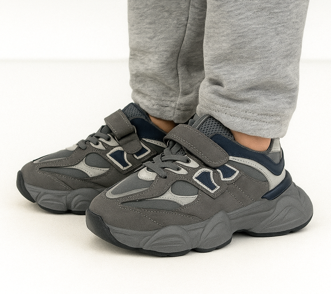 Кросівки дитячі для хлопчика JG сірі (B11350-2), фото 1