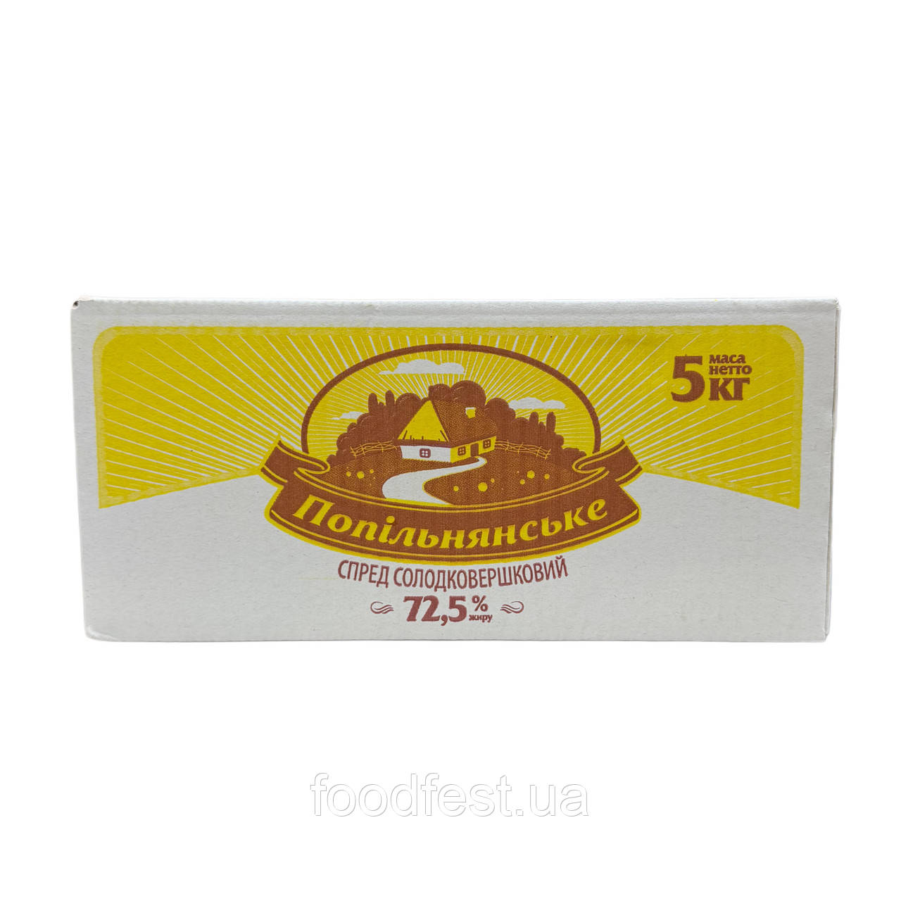 Спред "Попільнянський" 72,5%, ящик 5кг, фото 1