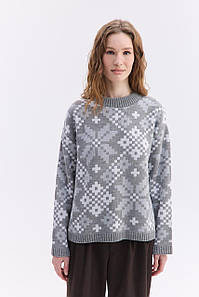 Джемпер "Софійка" (сірий-білий)